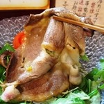 烈志笑魚油 麺香房 三く - 肉ひやし　２０１５