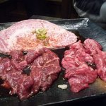 Yakiniku Gamon - 国産ロース３種盛り合わせ￥2700