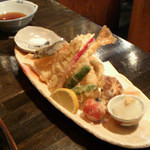 おいしい酒と料理 なかよし - 天麩羅盛り