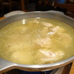 橙 - 鶏スープとったあと