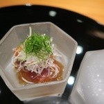 茶寮 瀧乃家 - カツオのたたき　ポン酢ジュレ