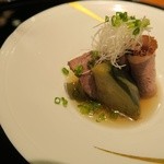 茶寮 瀧乃家 - 肉と茄子