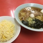 中華料理　甘太樓 - ラーメン＋半チャーハン