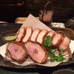 とんかつ マンジェ - 日向あじ豚、特上ヘレカツ　アップ