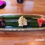 とんかつ ひやま - 前菜3点・・・