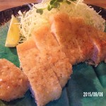 とんかつ ひやま - 細かく挽いた衣のきめ細かさが上品さを演出する