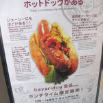 hayari - ランチメニュー