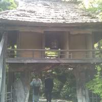 山ばな平八茶屋 - 萩の尼寺から移築した騎牛門