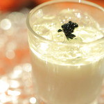 鉄板焼ばらもんや - ディナーコース：カブムースキャビア添え