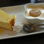 ボンジュール - 通常のランチデザート（プリン）