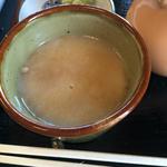 雄心庵 - 蕎麦の実入りの蕎麦湯