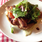 フランス料理 遊心 - たっぷり野菜と鶏モモ肉のパリパリ焼き