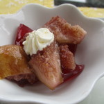 Garden Cafe Momo - 全飲み物に付くスーツ　この時期は奥様手作りのイチジクのコンポート