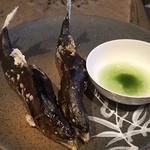 柳家 - じっくりと火を通した鮎