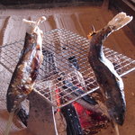 古高山荘　峴山亭 - 囲炉裏焼き