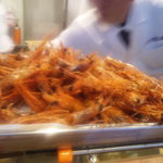 十七代目 紀ノ重 - ナミクダヒゲエビ　頭の素揚げ