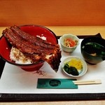 鰻屋すみで - 『うなぎ大名』(3300円)!きんぴら、お新香付き～♪(^o^)丿