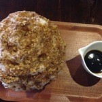 赤七屋 - 2015年8月：黒蜜焦がしきなこミルク(\600)…まるで和菓子のようなお味です