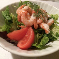 麤皮 - 小エビのサラダ