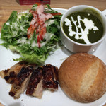 トゥルー スープ - グリルチキンサラダプレート