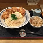 うつ輪 - かしわ天ぶっかけうどん