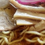 resutohausuasahiyamayukinomushokudou - しょうゆラーメン500円のアップ