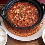 香 - 土鍋麻婆豆腐ランチ全景