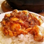 香 - 麻婆豆腐オンザ飯