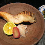 竹ざき - 【7】マナガツオの炭火焼　手製おろし(2015.8月)　