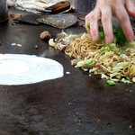 すえちゃん - ③生地を焼きます