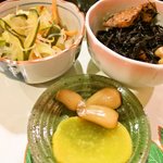 豆の木 - 小鉢と香の物