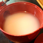 角萬 - 蕎麦湯