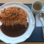 ダイニングレストラン和華 - スパゲッティカツレツ：全体画像【2015.5.30撮影】