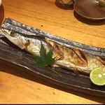 Ganko - 秋刀魚の塩焼き。京都府京都