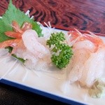 天とよ - ぼたん海老（那珂湊産）とても甘く極上の海老でした