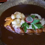 デミグラスソースのハンバーグ