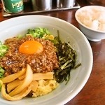 壱八家 - まぜそば　追い飯