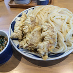 与喜饂飩 - かしわ天ざる饂飩