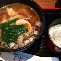 季の庭 神田店 - 大山とり・醤油そば＋小シラスご飯