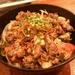 Binchoutan Yakitori Sasaya - 丼？いやサラダですよ！
