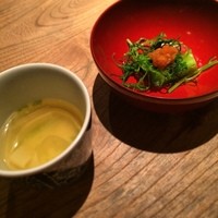 味のなかむら - 過去ログ。
                お通し二種。