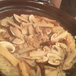 おにく 花柳 - 松茸ご飯