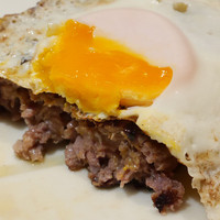 鉄板焼 かいか - 黒毛和牛ハンバーグステーキ