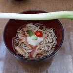 松本屋 - ネギそば(ネギ一本)1,000円