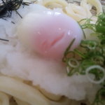 日本酒・和食処 神田 木花 - 生醤油温玉おろしうどん（大盛）　アップ