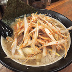 百麺 - 葱らーめん（太麺）750円　2015年08月