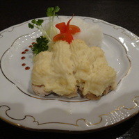 アズ フィノム - チキンのアスパラソース オーブン焼き
