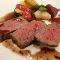 ルメルシマン オカモト - 北海道産和牛芯玉肉のソテー　ペリグー・ソース