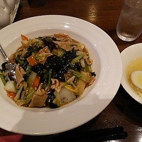 中国料理 青冥 堂島本店 - 五目丼(中華丼)+スープ