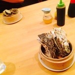 縁日屋 - 蒸し牡蠣